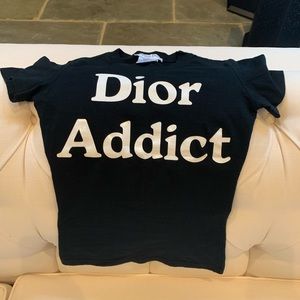 Dior addict tee size 4